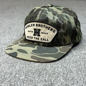 Howler Bros Feedstore Mesh SnapBack Camo Hat 5 Panel Unstructured Cap Adjustable
